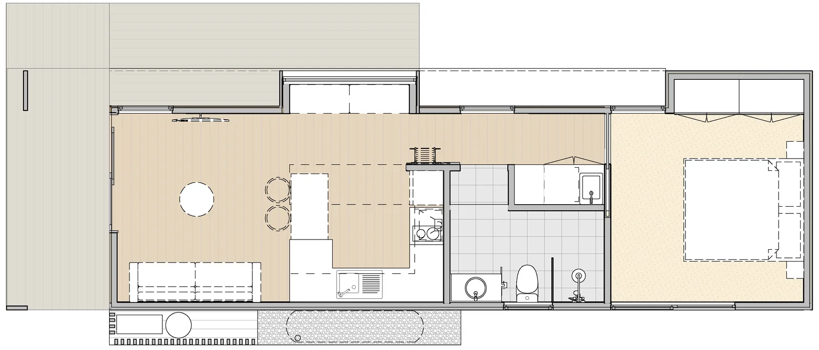 The Extended Studio — floor plan